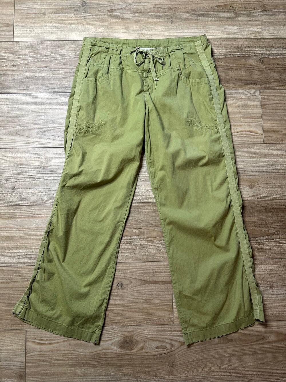 XCVI Wearables Vintage Y2K Green Low Rise Pants Size Large